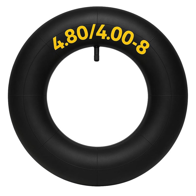 Potreba 4.80/4.00-8 Tire Inner Tube with TR13 Straight Valve â€“ Heavy Duty Replacement Tube for Wheelbarrow, Hand Truck, Garden Cart, Dolly, Utility Equipment â€“ Durable Butyl Rubber Tubes - Image 1